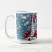 Winter-Blütenkomposition Kaffeetasse (Links)