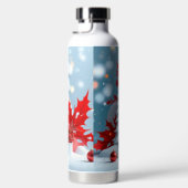Winter-Blütenkomposition Trinkflasche (Rechts)