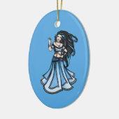 Winter Bly Dancer Goddess Keramik Ornament (Links)