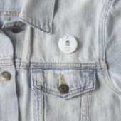 Winter-Bogen-Schneeflocke Mutter werdende Babypart Button (Beispiel)