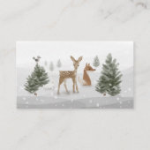 Winter Boho Woodland Books for Enclosure Card Begleitkarte (Rückseite)