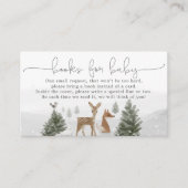 Winter Boho Woodland Books for Enclosure Card Begleitkarte (Vorderseite)