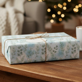 Winter Botanical Elegance Geschenkpapier
