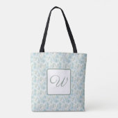 Winter Botanical Frost Monogram Tasche (Rückseite)