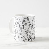 Winter Botanical Klassischer Becher Kaffeetasse (Vorderseite Links)