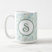 Winter Botanical Monogram Mug Kaffeetasse (Links)