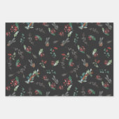 Winter Botanicals Blätter Musterurlaub (Vorderseite)