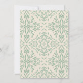 Winter Botanicals Christmas Party Foliage Party Einladung (Rückseite)