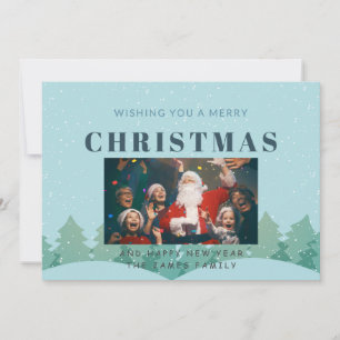 Winter Botanicals Elegante 1 Foto Weihnachtsfeiert Feiertagskarte