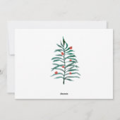 Winter Botanicals Elegante 4 Bilder Weihnachten (Rückseite)