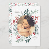 Winter Botanicals Elegantes Foto (Vorne/Hinten)