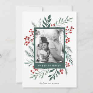 Winter Botanicals Elegantes Weihnachtsfest Foto