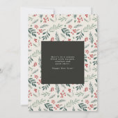 Winter Botanicals Elegantes Weihnachtsfest Foto (Rückseite)