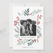 Winter Botanicals Elegantes Weihnachtsfest Foto