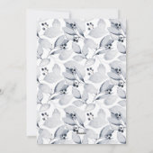 Winter Botanicals Foto Frohe Weihnachtskarten Feiertagskarte (Rückseite)