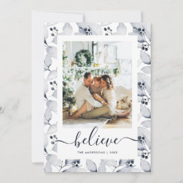 Winter Botanicals Foto glauben Weihnachtskarten Feiertagskarte