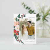 Winter Botanicals | Foto Postkarte (Stehend Vorderseite)