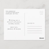 Winter Botanicals | FOTO Postkarte (Rückseite)