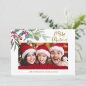 Winter Botanicals Foto Weihnachten (Stehend Vorderseite)