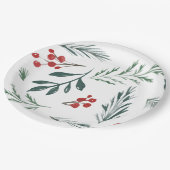 Winter Botanicals Pappteller (Schrägansicht)