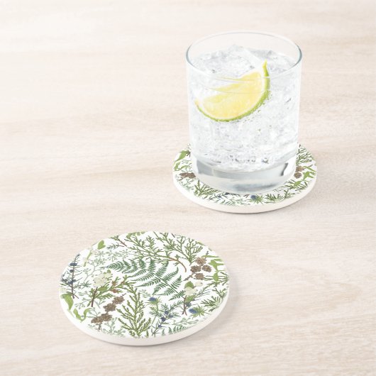 Winter botanisch getränkeuntersetzer (Seite)