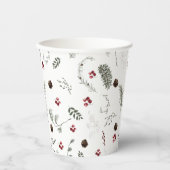 Winter botanisch pappbecher (Vorderseite)