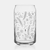 Winter Botanische Dose Glas (Rückseite)
