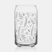 Winter Botanische Dose Glas (Links)