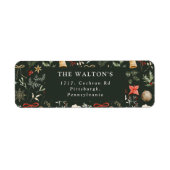 Winter Botanische Festtage Weihnachten Rücksendead (Vorne)