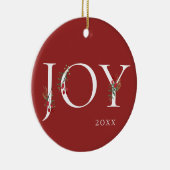 Winter-botanische geschmückte keramik ornament (Rechts)