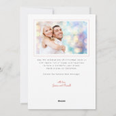 Winter Botanisches Foto Feiertagskarte (Rückseite)