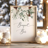 Winter Bouquet Bar wedding Poster