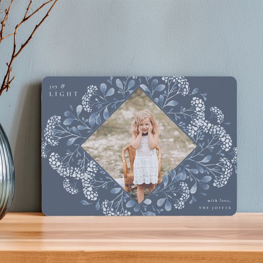 Winter Bouquet | Hanukkah-Foto Feiertagskarte