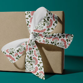 Winter Bouquet Pattern Ripsband