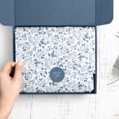 Winter Bouquet Pattern Seidenpapier