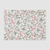 Winter Bouquet Pattern Seidenpapier (Vorderseite)