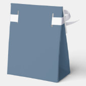 Winter Bow Snowflake Ornament Baby Shower  Geschenkschachtel (Rückseite)