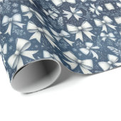 Winter Bows Geschenkpapier (Rolleneckpunkt)