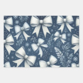 Winter Bows Geschenkpapier Set (Vorderseite 3)