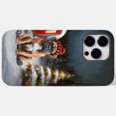 Winter Boxer Caravan Weihnachtsabenteuer Case-Mate iPhone Hülle (Rückseite (Horizontal))