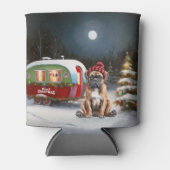 Winter Boxer Caravan Weihnachtsabenteuer Dosenkühler (Vorderseite)