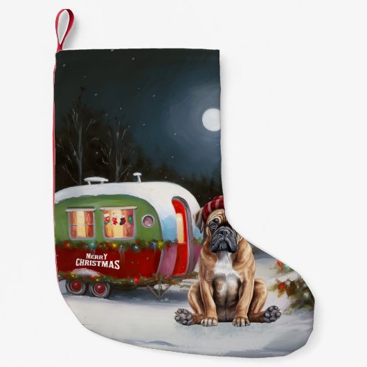 Winter Boxer Caravan Weihnachtsabenteuer Kleiner Weihnachtsstrumpf (Vorderseite)