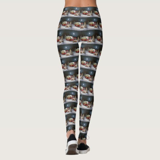 Winter Boxer Caravan Weihnachtsabenteuer Leggings (Rückseite)