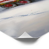 Winter Boxer Caravan Weihnachtsabenteuer Poster (Ecke)