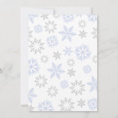 Winter Boy 2. Geburtstag Einladung (Rückseite)