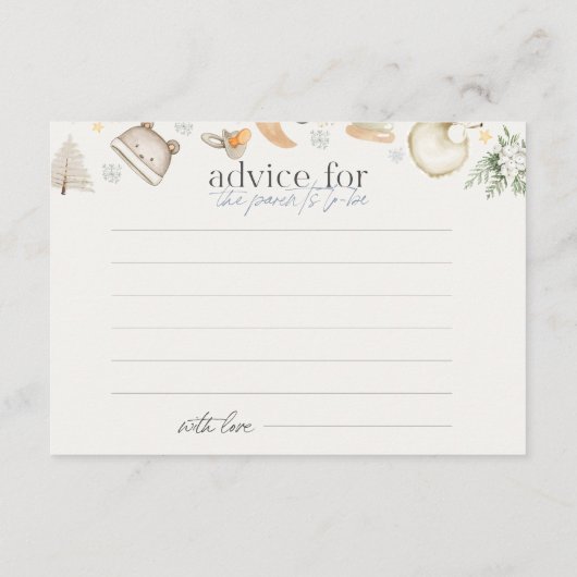 Winter Boy Blue Predicdictions Ratgeber Kinderdusc Begleitkarte (Rückseite)