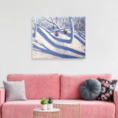 Winter Bramcote Nottingham 2008 Leinwanddruck (Insitu (Wohnzimmer))