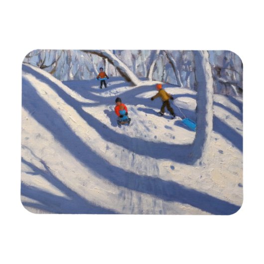 Winter Bramcote Nottingham 2008 Magnet (Horizontal)