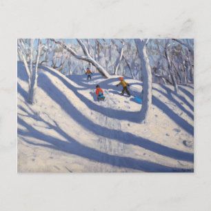 Winter Bramcote Nottingham 2009 Postkarte