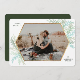 Winter Branchen Moderne Fotokarte Einladung